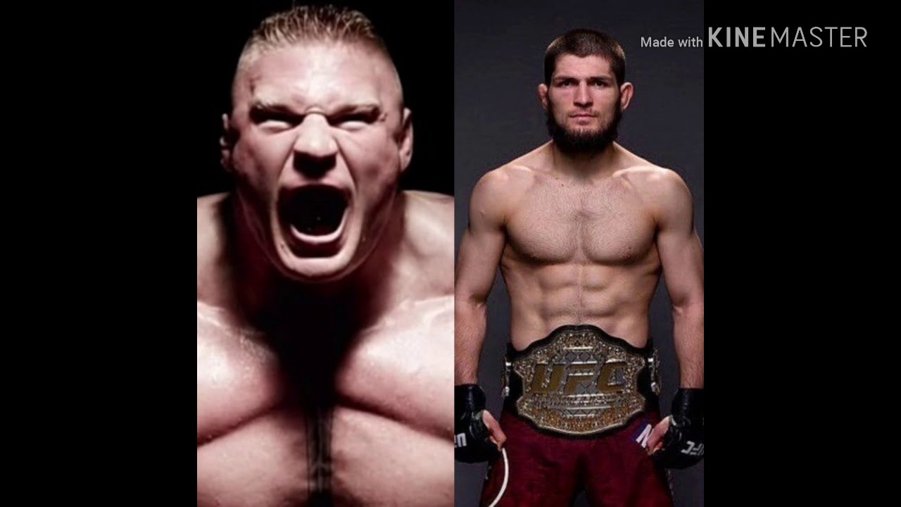 Khabib X Brock Lesnar - Entrance Music Satan By Shinedown ...